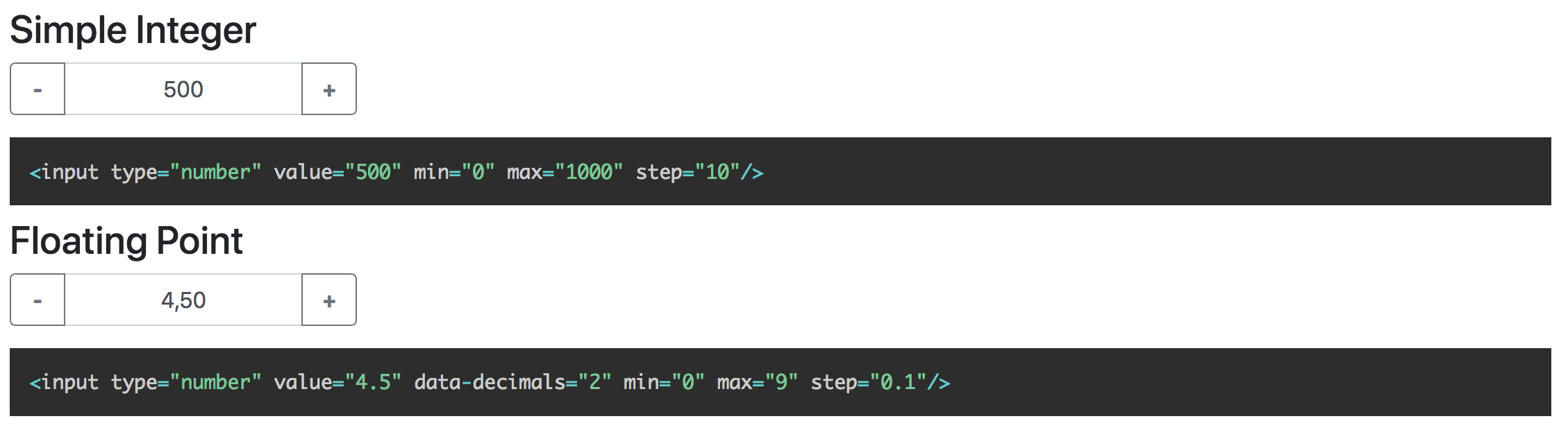 bootstrap-input-spinner