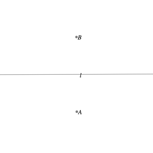 The perpendicular bisector