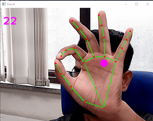 Hand joint detection using Mediapipe and OpenCV