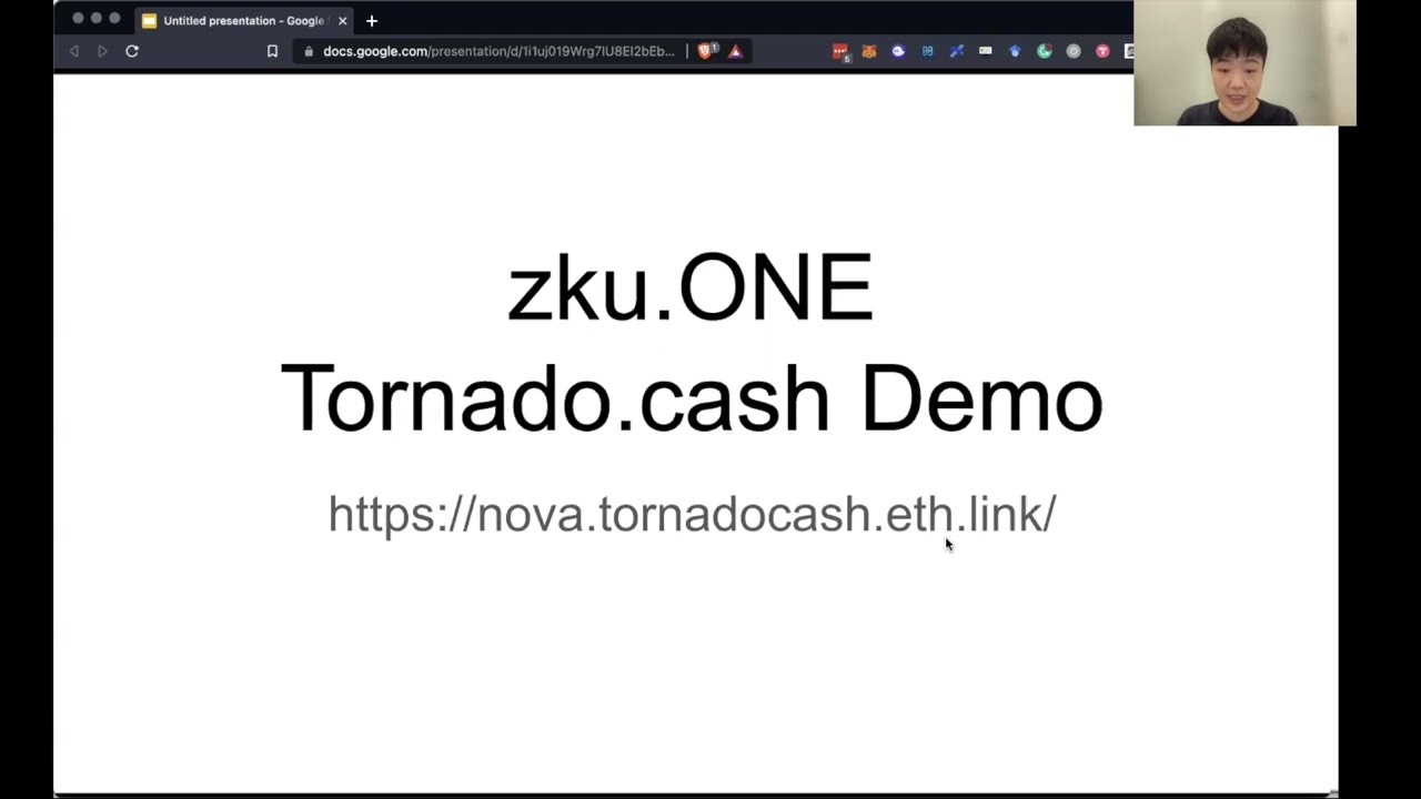 zku.ONE Tornado Cash Demo