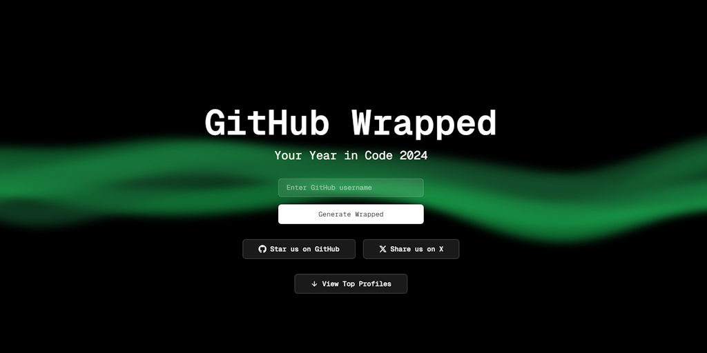 GitHub Wrapped 2024 – Your Year in Code!