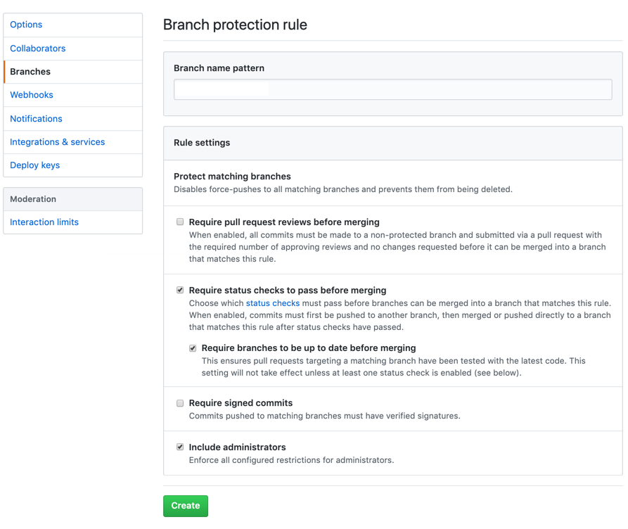 CLA GitHub Branch Protection Rule