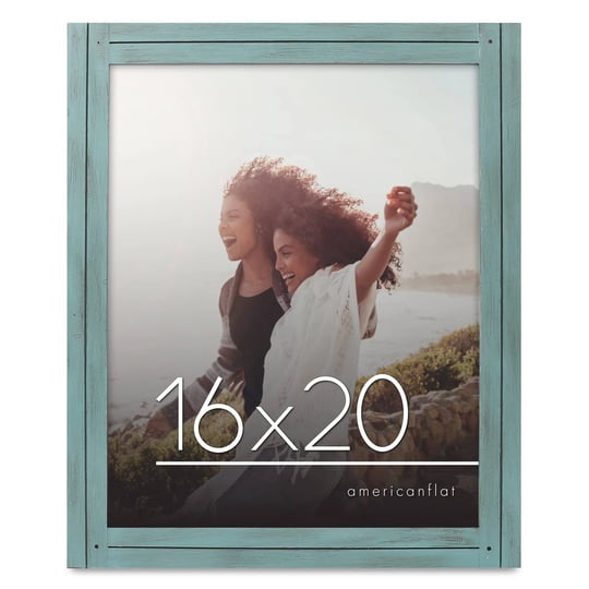americanflat-16x20-rustic-picture-frame-in-turquoise-blue-with-textured-wood-and-plexilass-horizonta-1