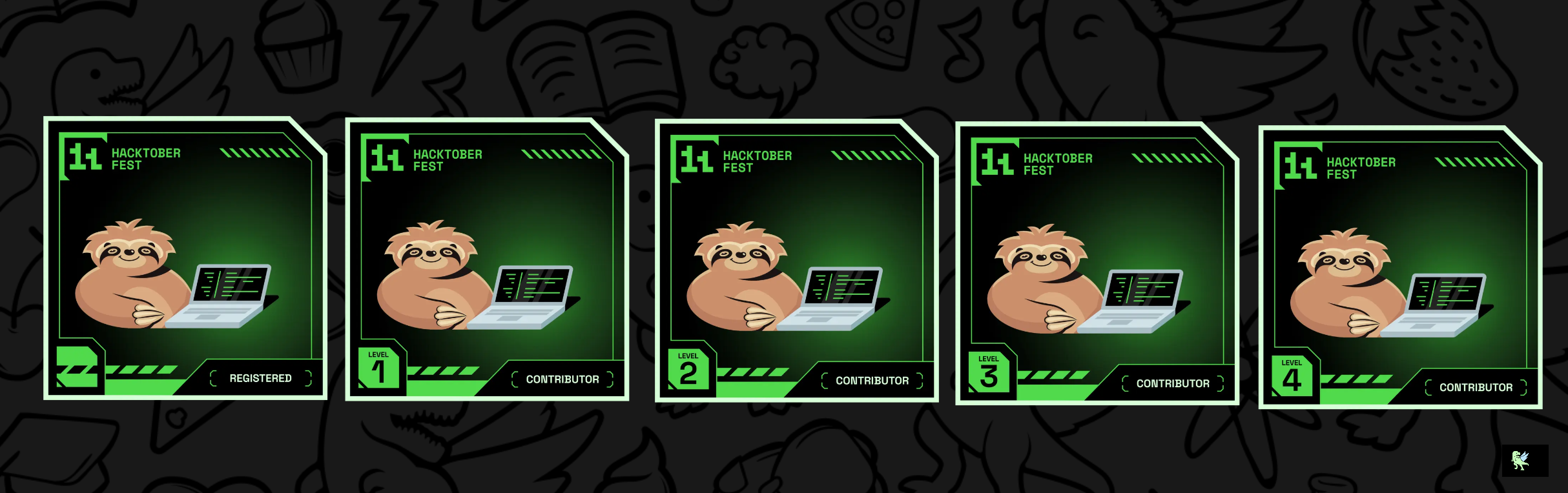 An image of @linhbkhn95's Holopin badges, which is a link to view their full Holopin profile