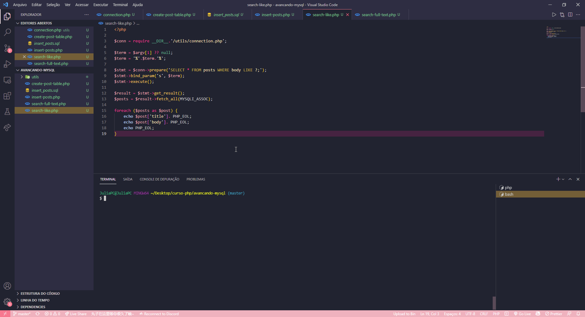 GitHub - julianapetrelli/like-e-full-text-search: Projeto desenvolvido ...