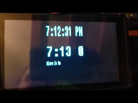 Strobe Alarm Clock Video
