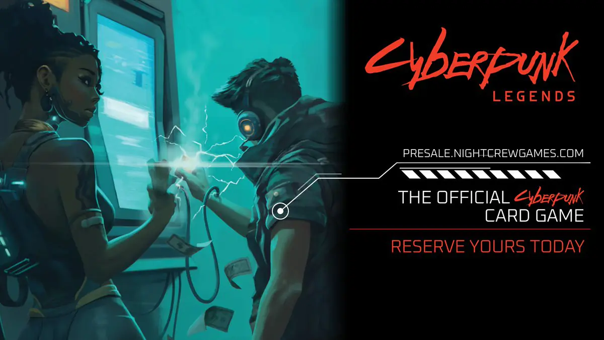 Cyberpunk Legends artwork and link to Cyberpunk Legends Kickstarter