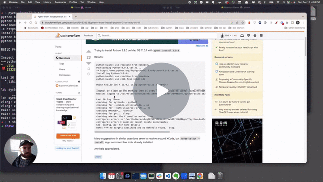 Loom Video about setting up M1 Mac for Rosetta