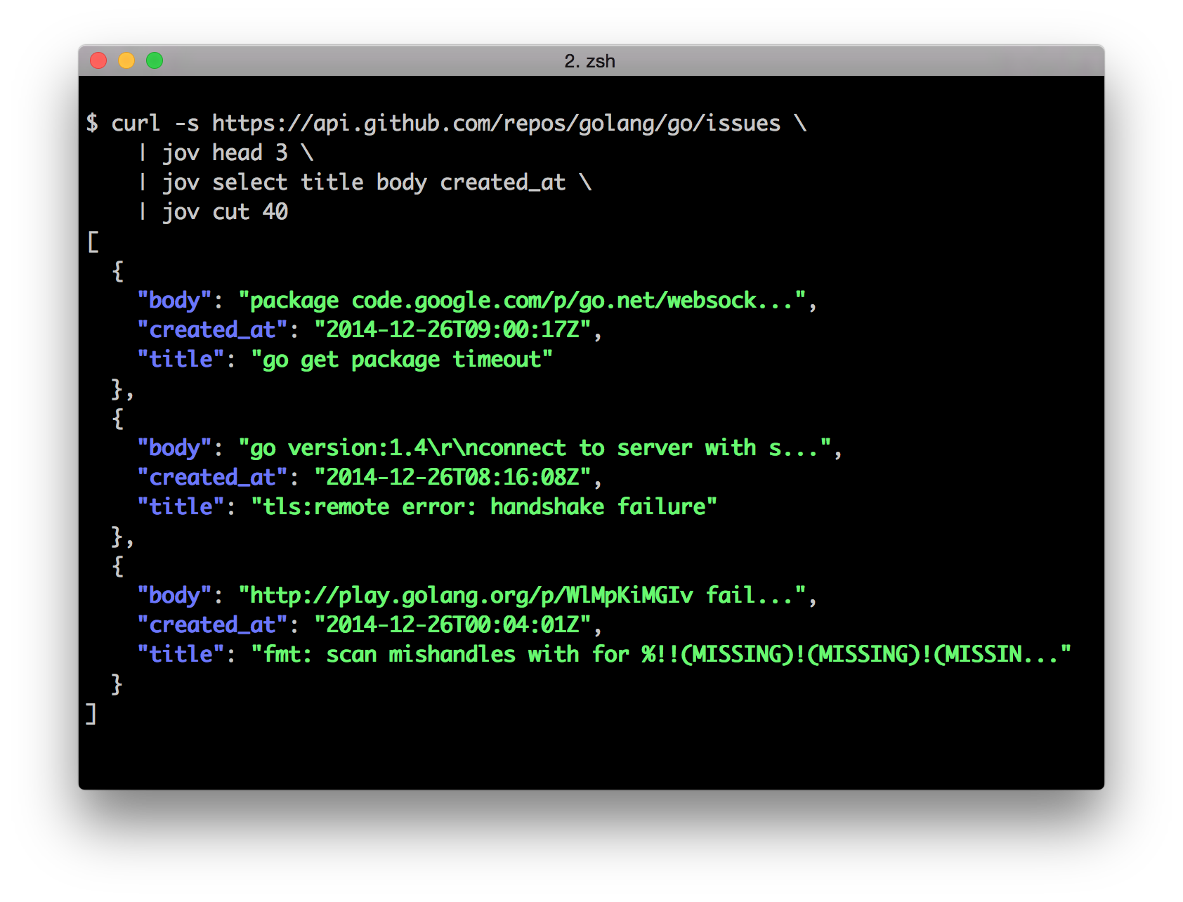 GitHub - hokaccha/jov: A CLI JSON viewer · GitHub