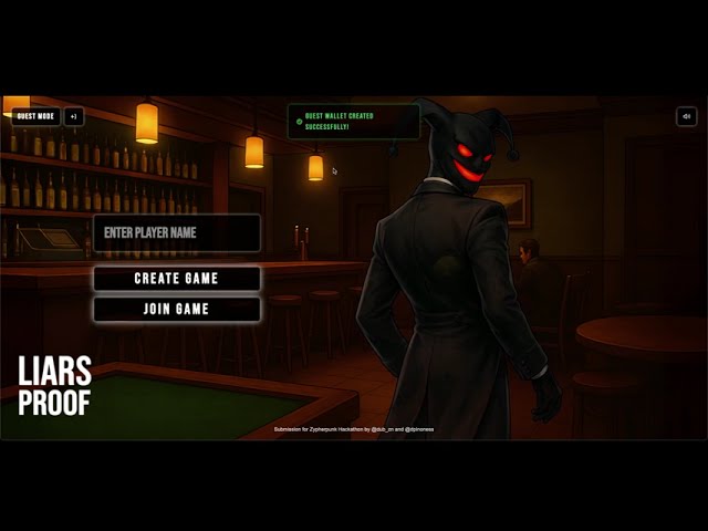 Liar's Proof demo