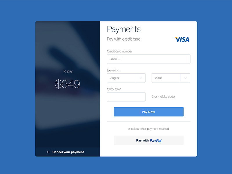 Payment Form