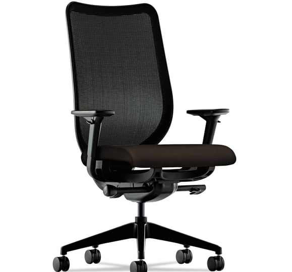 hon-nucleus-series-work-chair-black-ilira-stretch-m4-back-espresso-seat-1