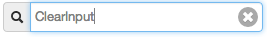ClearInput example