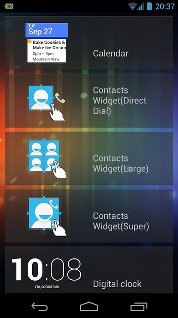 Widgets on Lockscreen