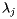 $ \lambda_j $ 
