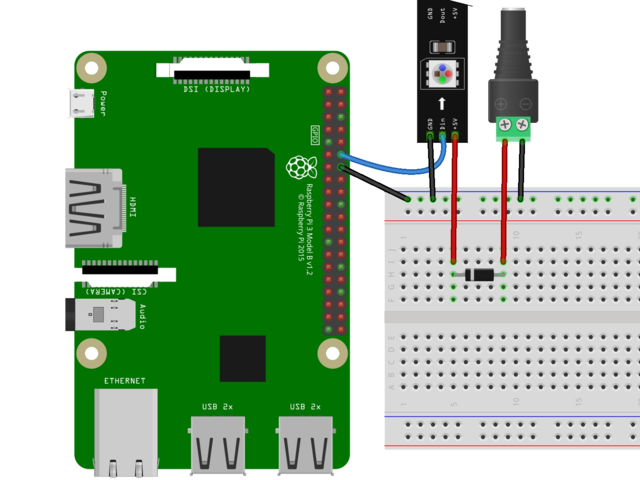 NeoPixel PI wiring