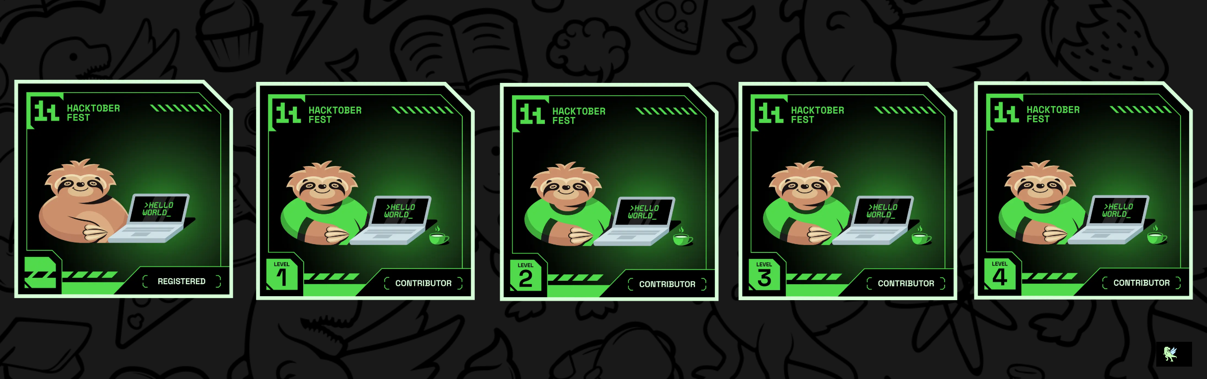 An image of @bansalharsh2504's Holopin badges, which is a link to view their full Holopin profile