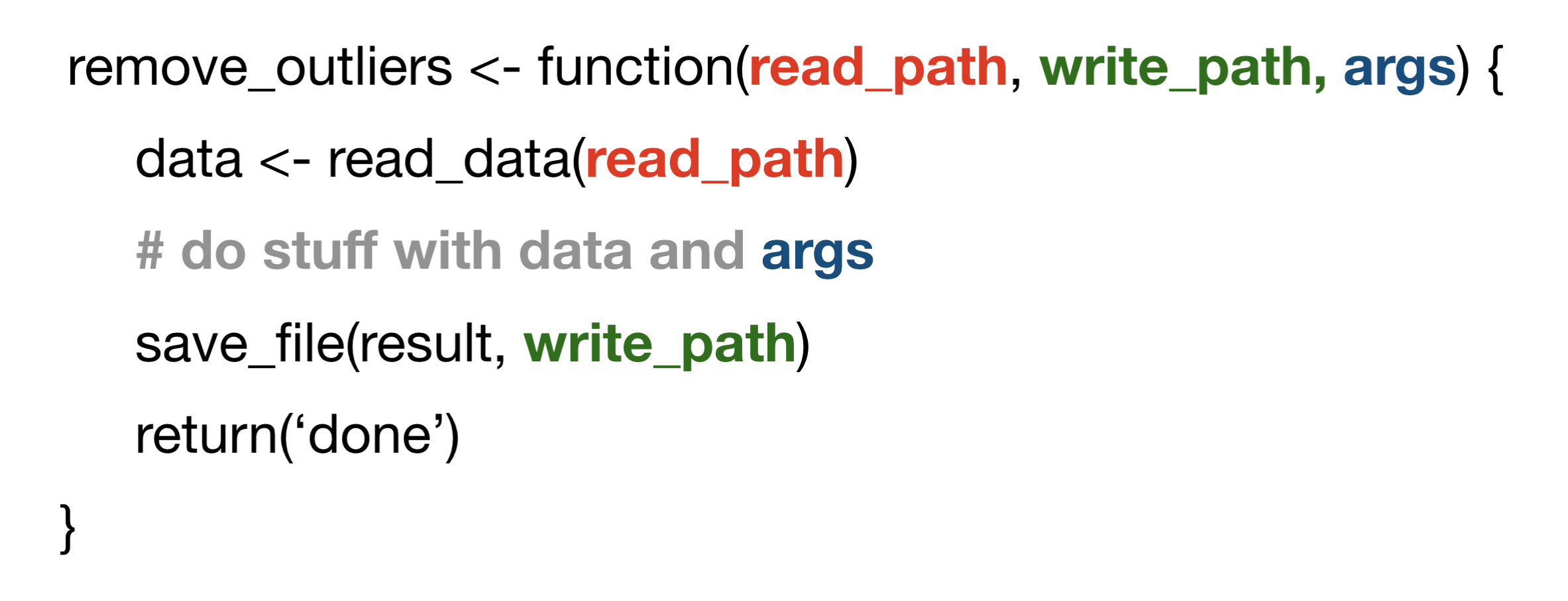 example function in Machine Flow