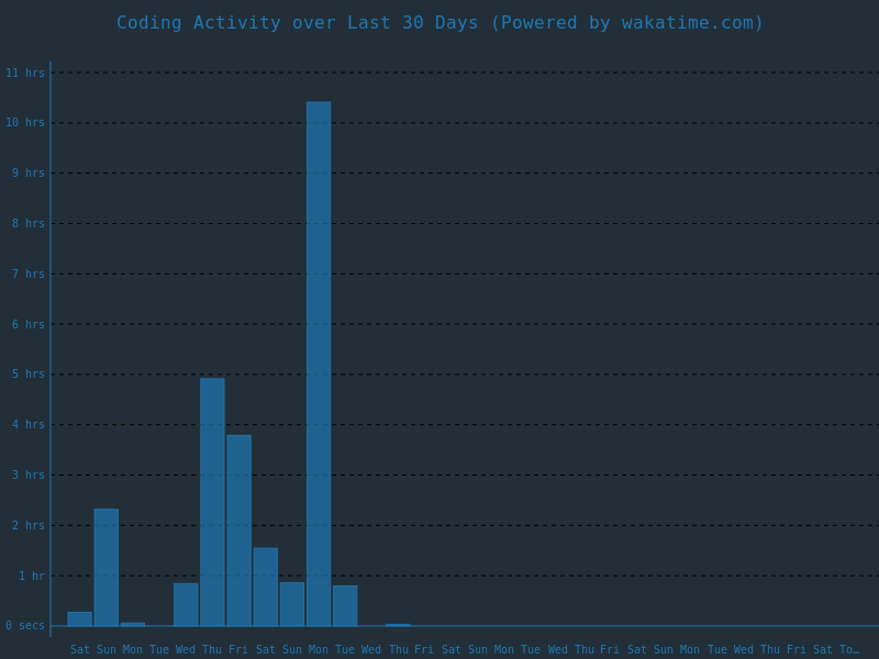 WakaTime Activity