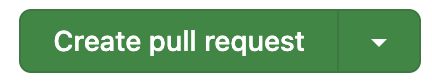 Create pull request button