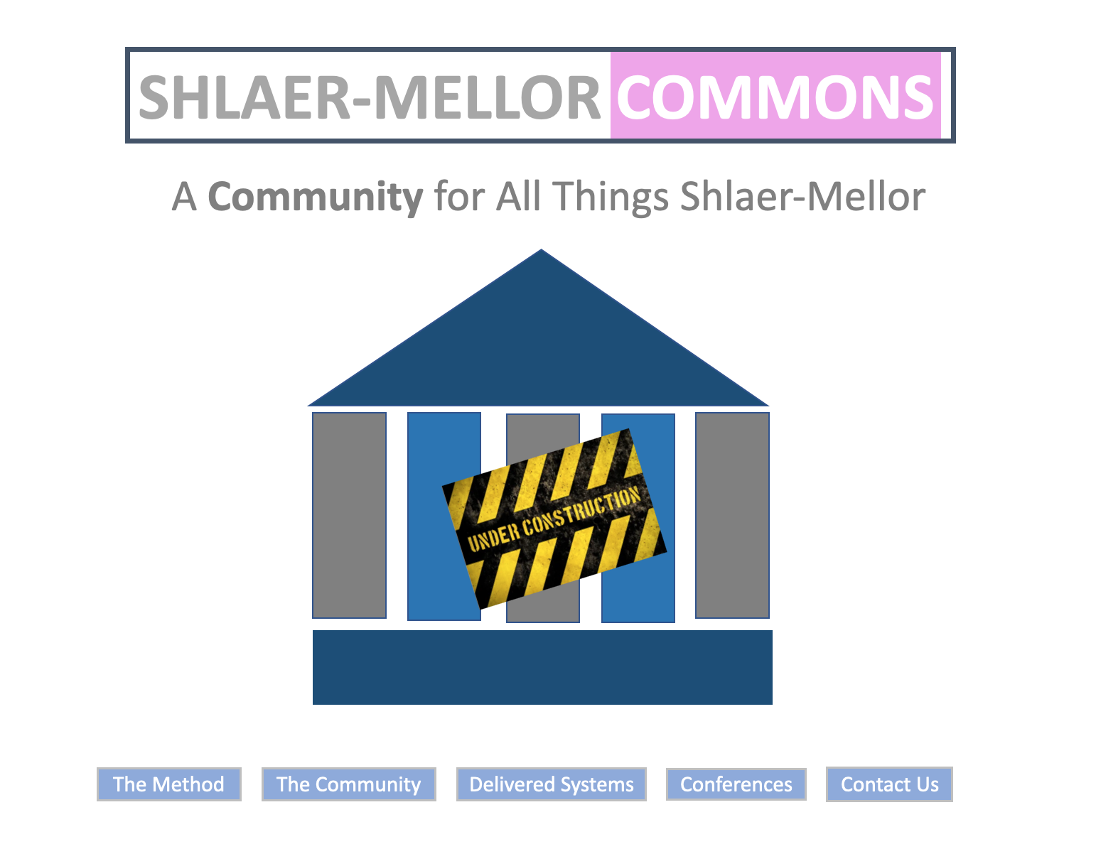 Shlaer-Mellor Commons title page