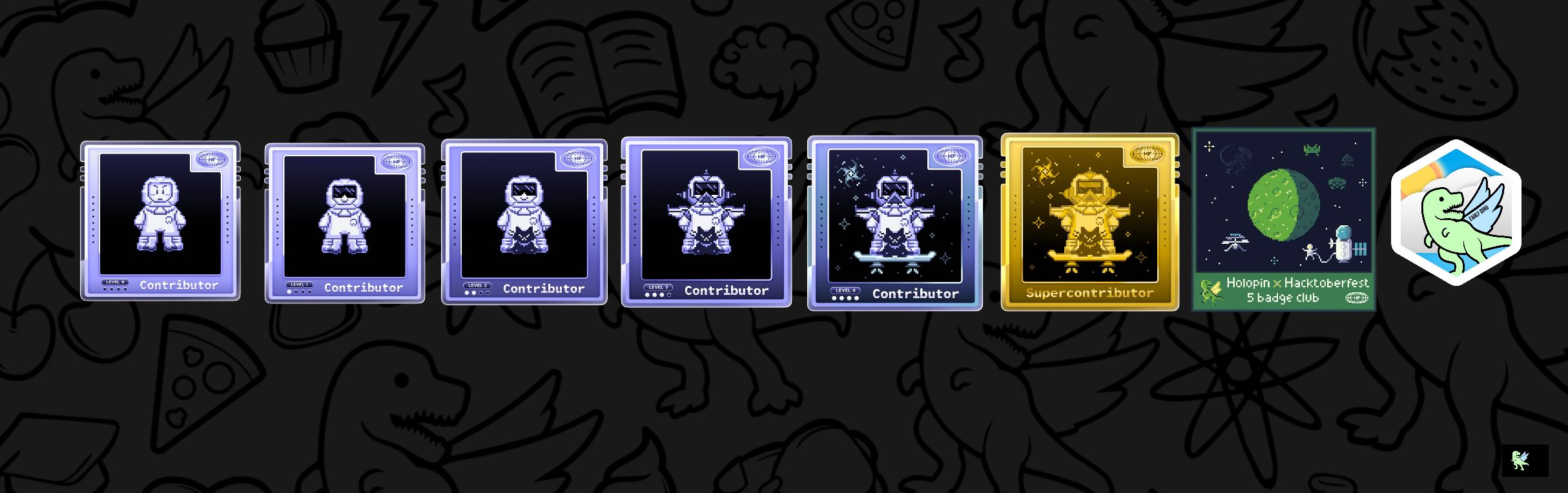 An image of @pawankalyan2023's Holopin badges, which is a link to view their full Holopin profile