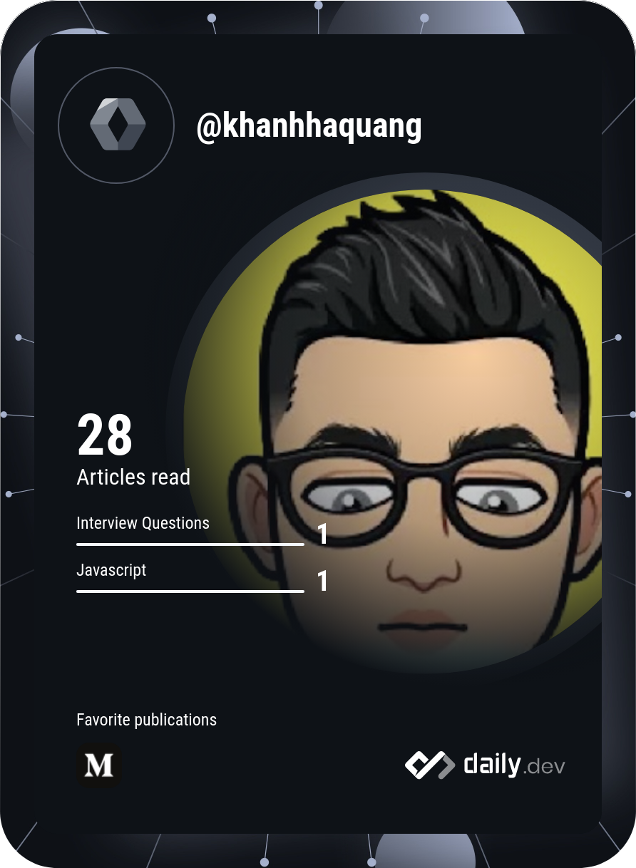 Ken Ha's Dev Card