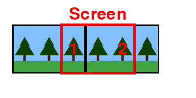 How to make parallax scrolling work properly with a camera that stops at edges pygame