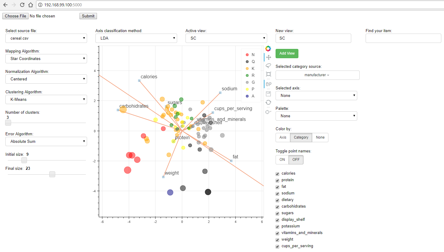 Davil Interface - LDA