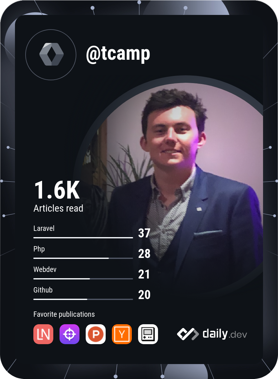 Tanner's Dev Card