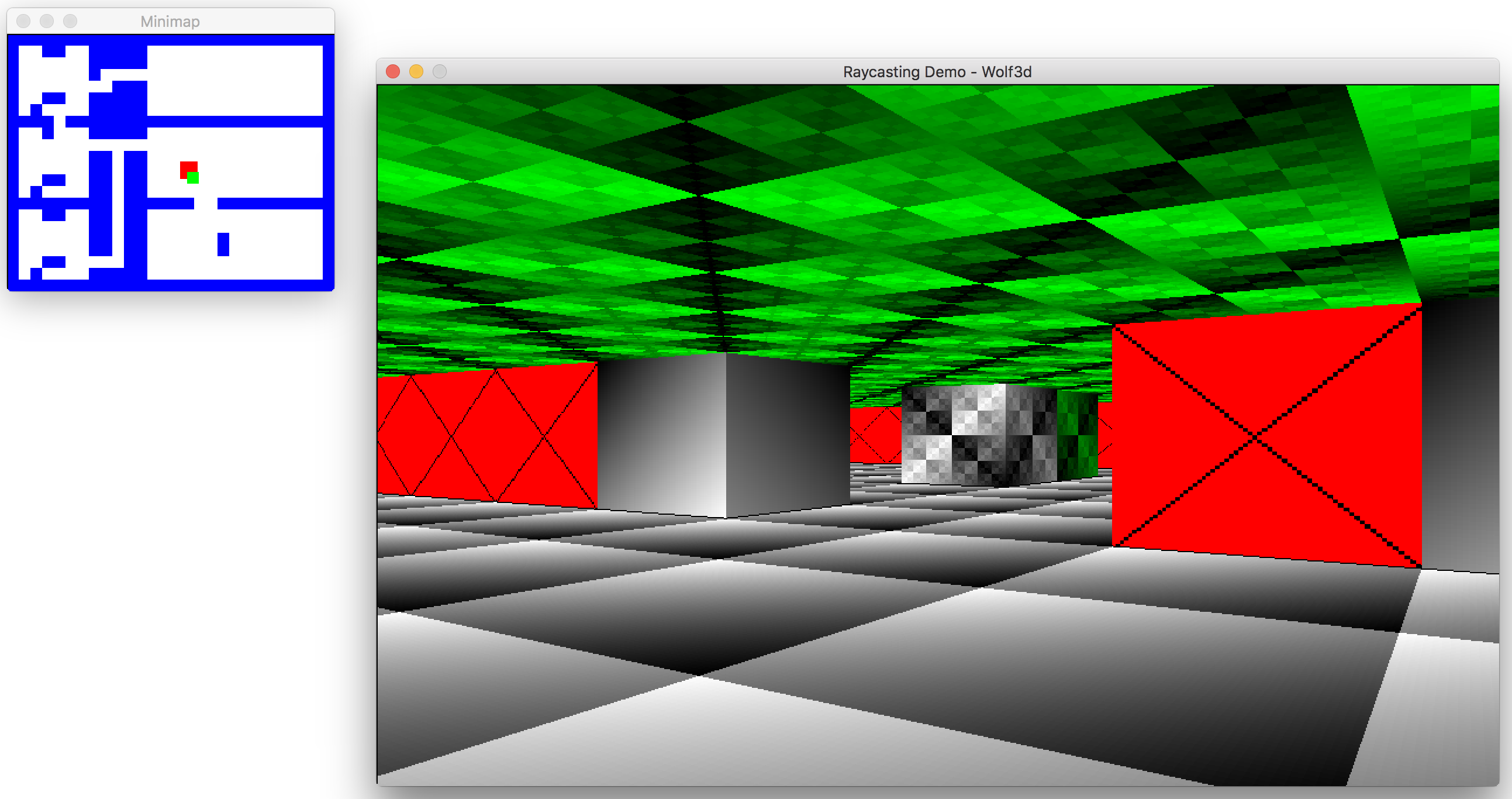 Example picture of wolf3d