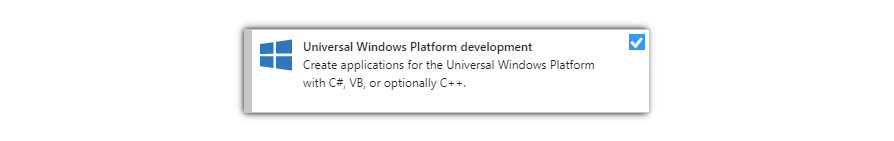 visual studio UWP dependencies