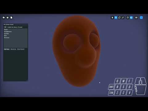 Sculpting a face time-lapse