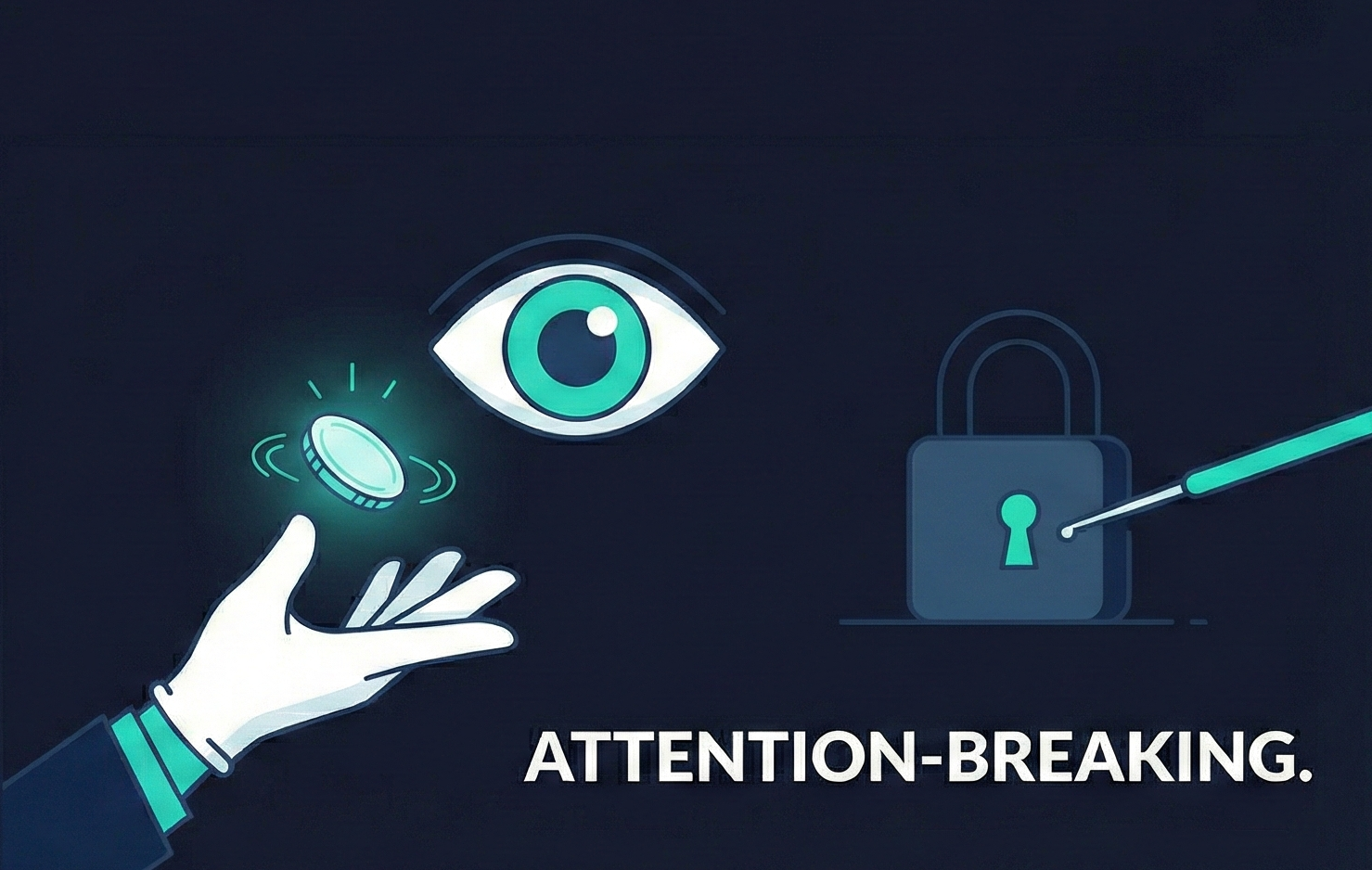 Attention-Breaking Logo