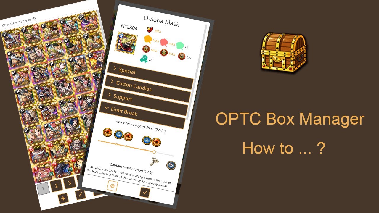 OPTC Box Manager - How To ... ?