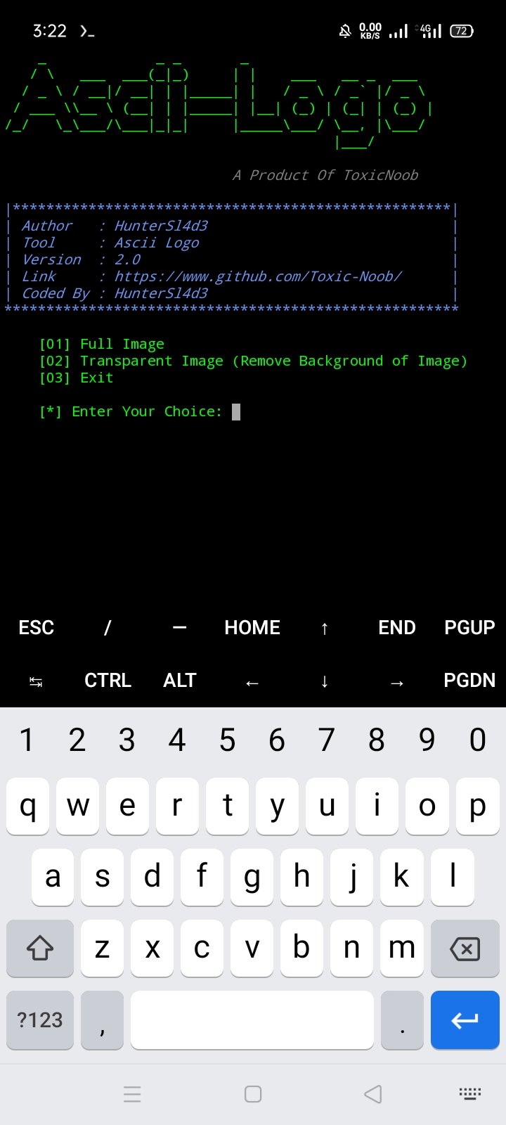 GitHub - Toxic-Noob/Ascii_Logo: Convert Your Pictures/Logos into ASCII ...