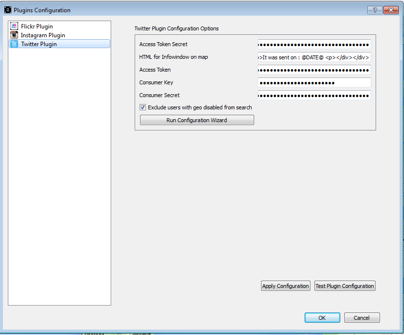 Plugin Configuration