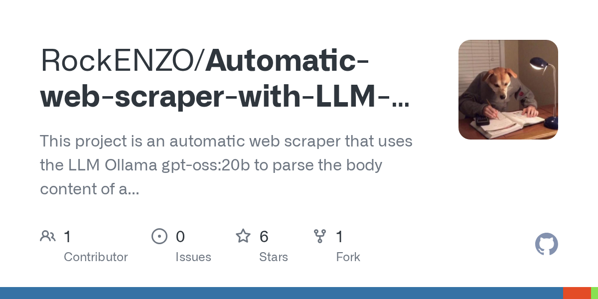 LLM web scraper