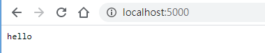 localhost:5000