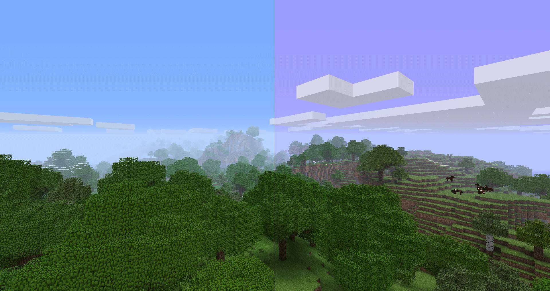 Vanilla vs. Beta Sky Color