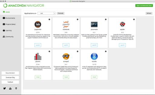Anaconda3 Navigator