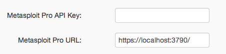 Metasploit User Profile settings
