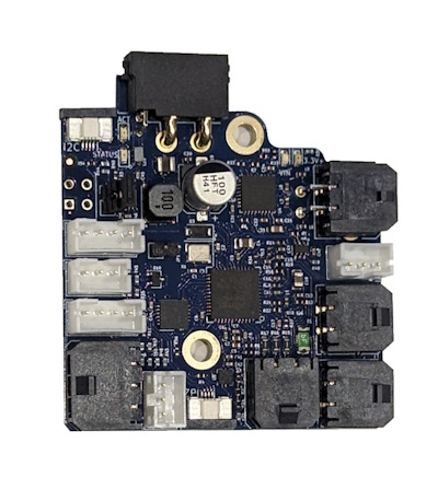 Image of Duet 3 Roto Toolboard mounted on an e3d revo roto extruder