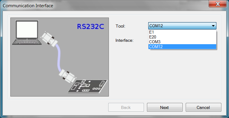 programming select the port