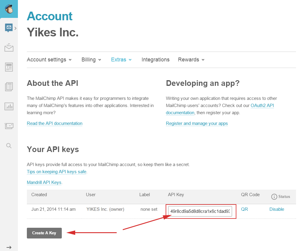YIKES Inc Easy MailChimp Extender - Setup Step 3
