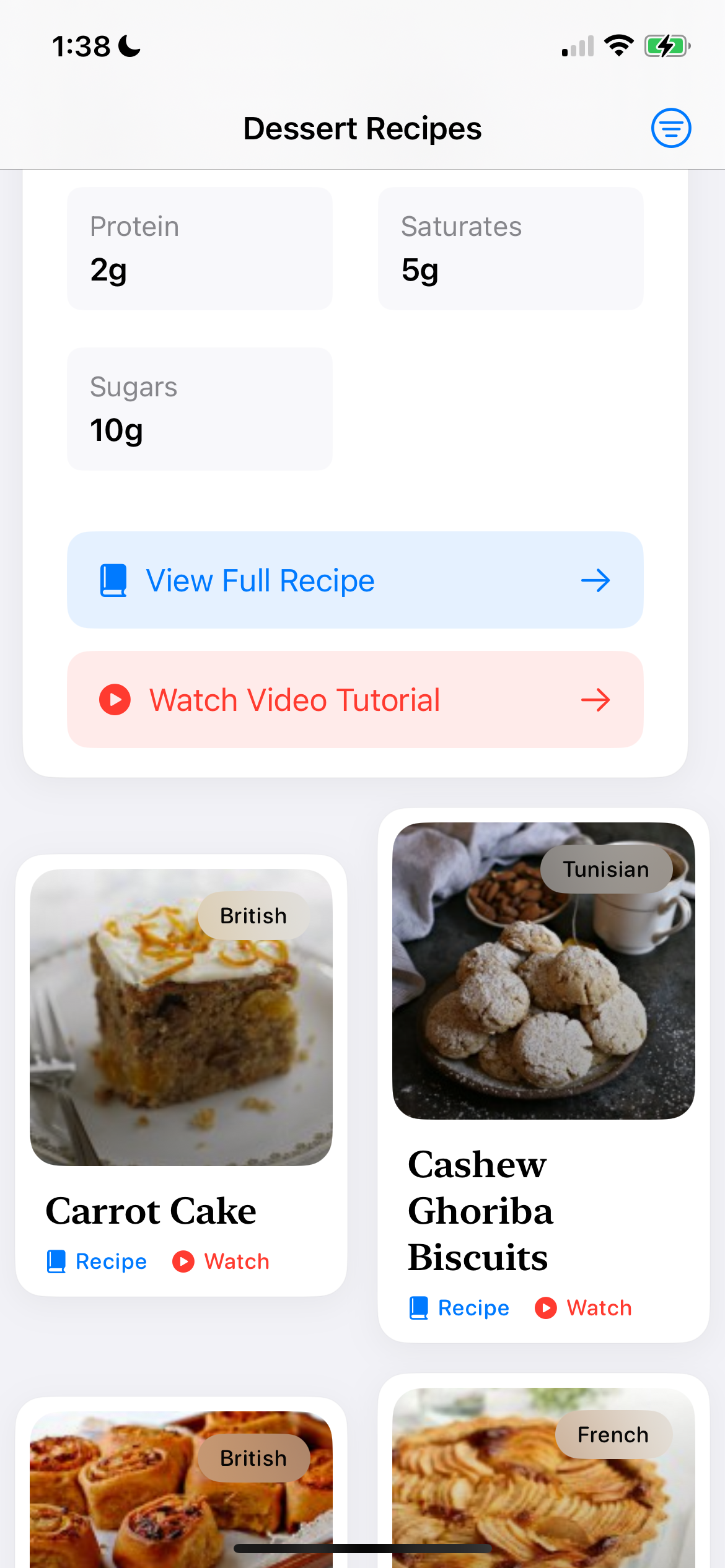 Recipe App Screenshot