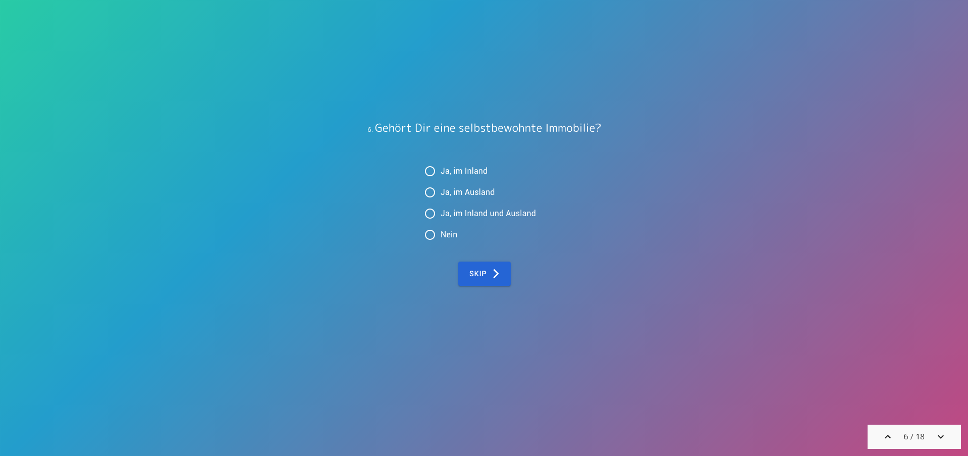 React Questionnaire App