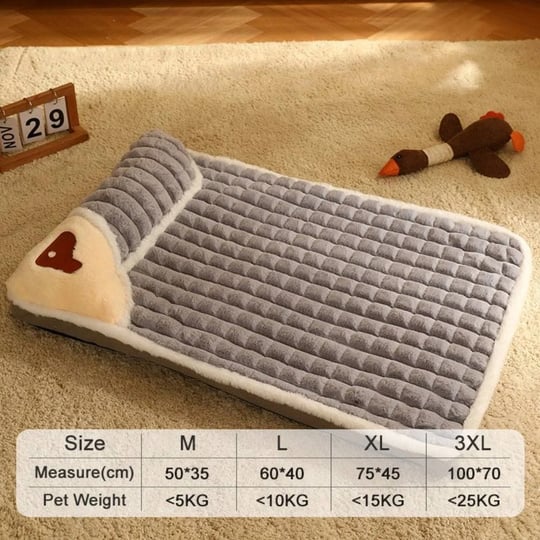 pet-bed-with-attached-pillow-gray-l-1