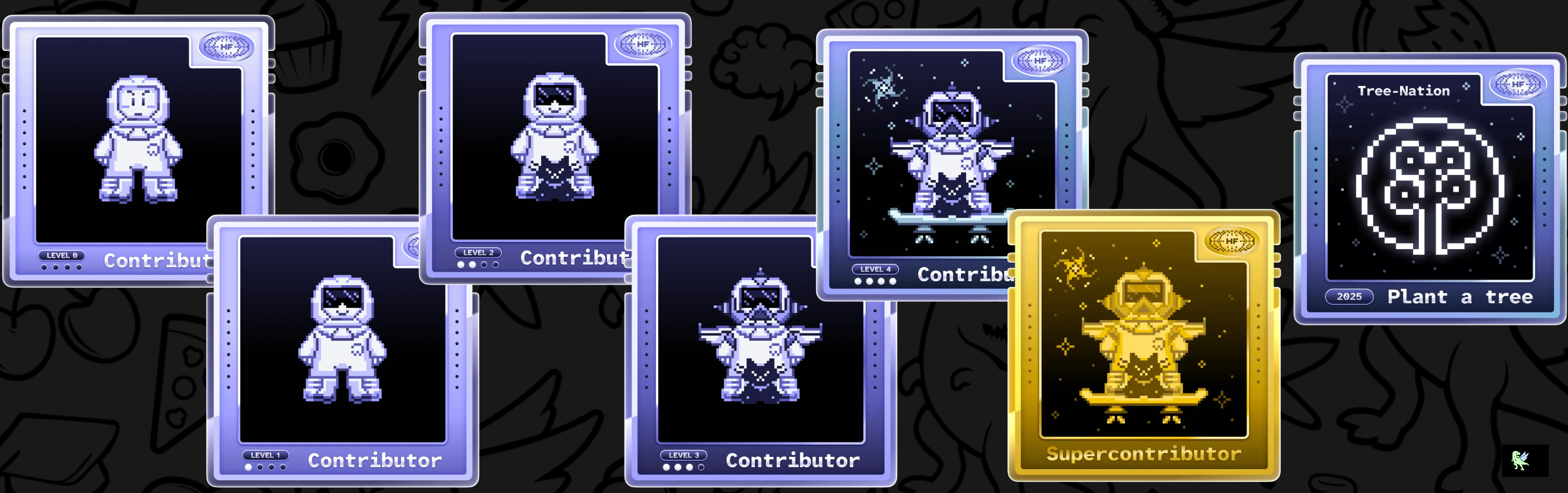 An image of @vedaant00's Holopin badges, which is a link to view their full Holopin profile