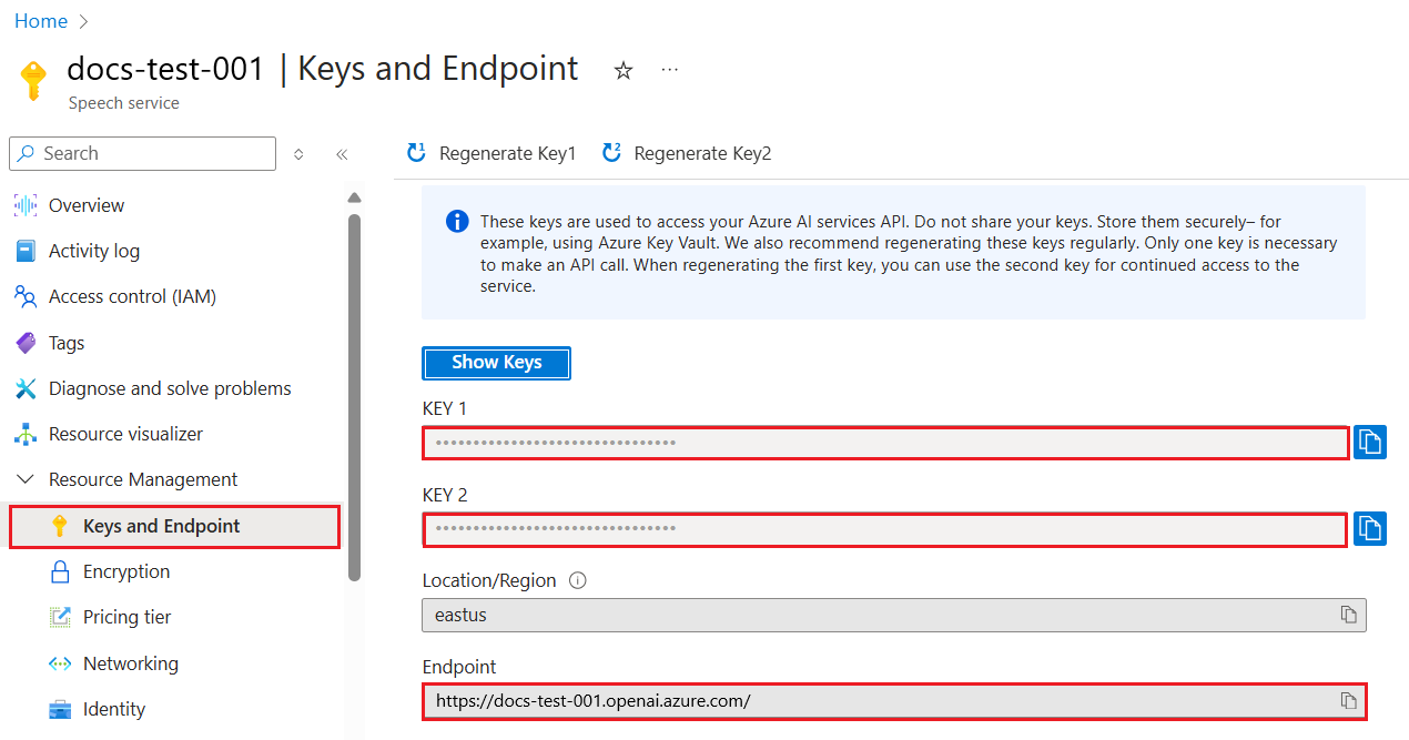 Microsoft Learn - Endpoints